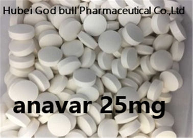 China Gewichtsverlust-Steroid-weißer Pille Oxandrolone-Bodybuilding-Umtrieb Anavar 25mg fournisseur