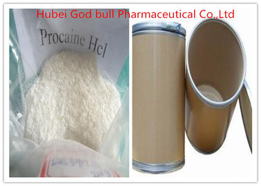 China Lokales betäubendes Pulver Novocaine, Hydrochlorid-Pulver des Prokain-51-05-8 fournisseur